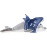 Heunec WANNABE Plüschtier Delfin Finley im Hai-Outfit, 32 cm