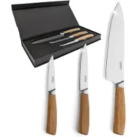 Kuppels 3-tlg. Küchenmesser Set WOOD 3-teilig holz