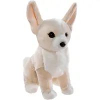 Heunec Kuscheliger Plüsch-Chihuahua, sitzend 25cm, beige/weiß