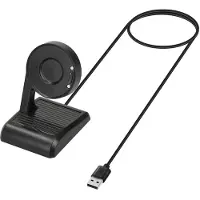 Kwmobile USB Ladegerät für Ticwatch Pro 5 / Pro 3 / Pro 3 Lite / E3 Ladekabel - Ersatz Ladegerät für Smartwatch Fitness Tracker mit Standfunktion -