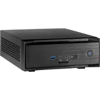 Inter-Tech MW-01 II, Mini Tower, PC, Schwarz, ITX, 4 cm, CE