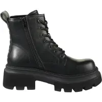 Buffalo Mave Lace UP Damenschuhe Schnürstiefel Schwarz Freizeit