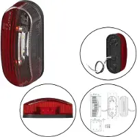 Proplus LED Positionsleuchte rechts Rot Weiß 12V Begrenzungsleuchten Anhänger Wohnwagen