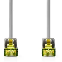 Nedis CCGL85520GY100 Cat 8.1-Netzwerkkabel RJ45 Stecker beidseitig 10 m Grau