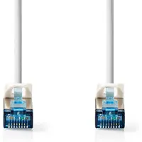 Nedis CCGL85330WT200 CAT6a-Netzwerkkabel S/FTP RJ45 Stecker beidseitig 20 m Weiß
