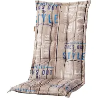 Madison C306 Hochlehner Gartenstuhl Auflagen 120x50x8cm taupe gestreift