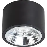 Eko-Light Aufputzleuchte Redondo Schwarz 1xAR111 GU10