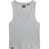 Superdry Vintage Tanktop mit Spitzenbesatz