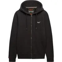 Superdry für Herren. M2014128A Essential Logo Zip Sweatshirt dunkelgrau (L), Lässig, Baumwolle