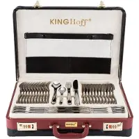 King Hoff Besteck 72 Elem. Atlas Kh-Koffer 3561