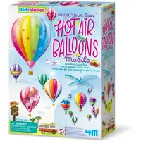 4M Paint Your Own Hot Air Balloons Mobile