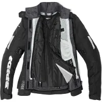 Spidi Crossmaster Damen Motorrad Textiljacke, schwarz, M