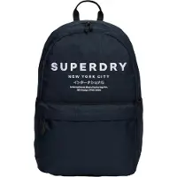 Superdry Unisex. W9110426A Rucksack Logo Montana navy (OSFA), Lässig, Polyester, Marine