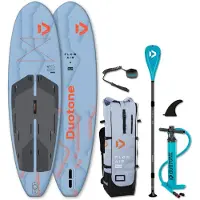 Duotone FLOW AIR SLS 10'8 iSUP SUP Board Allround leicht Set 7,3Kg