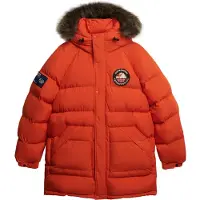 Superdry für Herren. M5012208A Parka Lang Everest Baffled orange (XL), Lässig, Polyester