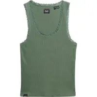 Superdry Vintage Tanktop mit Spitzenbesatz
