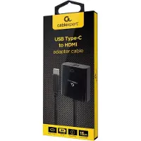 Gembird A-CM-HDMIF-04, 2.0/3.2 Gen 2 (3.1 Gen 2), USB Typ-C, HDMI-Ausgang