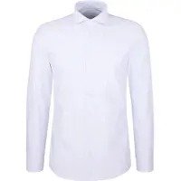 Seidensticker Casual Hemd Herren Slim Fit Baumwolle blau gestreift, 39 817214-0001-00390