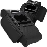 Edibazzar | Auto-Armlehnen-Organizer mit Getränkehaltern