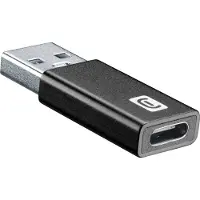 Cellularline Adapter von USB auf USB-C, USB A, USB C, Schwarz