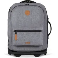 Cabaia Rucksack Soft Suitcase 2 Wheels Essentials Trolley 27L Getaria grau 42cm