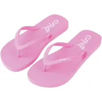 O'Neill Zehentrenner "PROFILE LOGO SANDALS", Mädchen, Gr. 34, pink (electric fuschia), Synthetik, Schuhe Zehentrenner, ohne Verschluss, mit Gummi-Laufsohle, sportlicher Stil