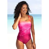 LASCANA Badeanzug mit Batikprint und Shaping-Effekt