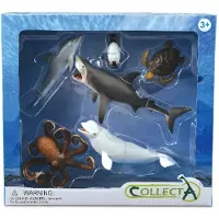 Collecta Set mit 6 Wasserlebewesen-Figuren von