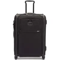 Tumi Alpha 3 Koffer auf 4 Rollen für Kurzreisen, erweiterbar Black