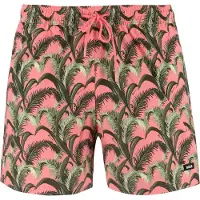 BOSS für Herren. 50561145 Badeanzug mit rosa Paspelierung mit Doppel-B-Monogramm (XL), Strandbekleidung, Polyester