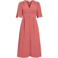 Vila Viskov Kurzärmeliges Maxikleid