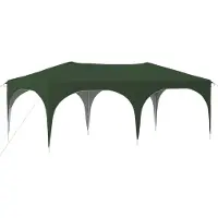 Syfax Pop-up Partyzelt Grün 575 x 288 x 245 cm Oxford-Stoff