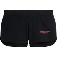 Superdry für Damen. W7110416A Sportswear Racer Shorts schwarz (M), Lässig, Baumwolle