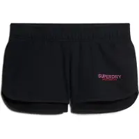 Superdry für Damen. W7110416A Sportswear Racer Shorts schwarz (S), Lässig, Baumwolle