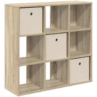 Syfax Sideboard Sonoma-Eiche 88,5 x 29 x 84,5 cm