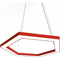 Lumicom Esagono Pendelleuchte D40 Einfarbige Glanzende