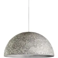 Lumicom Minimalistische moderne Pendelleuchte Venice aus Zement, 40, 60, 80 cm Durchmesser, E27 Fassung