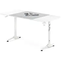 Diablo Chairs Weißer Gaming-Schreibtisch X-Mate 160 x 75 x 75 cm von