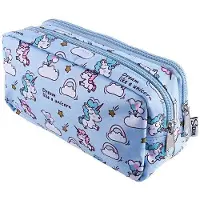 OEM Unicorn Etui mit großem Fassungsvermögen, doppelte Schnüre, für Mädchen, Jungen und Erwachsene
