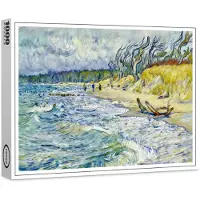 Raxxa Premium-Puzzle "Impressionist Stormy Baltic Sea at the Weststrand on the Darss Coast", 1000 Teile