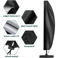OEM Schutzcover für Sonnenschirme, 420D Oxford, wetterfest, UV-beständig, für Cantilever-Schirme