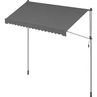 OEM Einziehbare Markise Aluminium 350cm Anthrazit