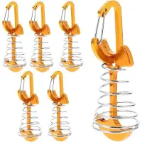 OEM Edelstahl Campinghaken Set Aluminium 6-teilig Reise