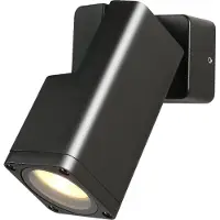 Mangel Gartenfassadenleuchte, Außenwandleuchte, verstellbar, schwarz, 1xGU10 35W, Salvia Candellux