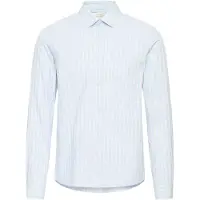 Casual Friday Langarmhemd "Langarmhemd CFOrlyn Striped", Herren, Gr. XXL, N-Gr, blau (cerulean stripe), Obermaterial: 100% Baumwolle CO., Hemden Langarmhemd