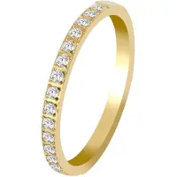 Akzent Fingerring "Sim, langlebig" Gr. 54, gold (goldfarbig), Fingerringe, Damen, 54, Edelstahl, Fingerring