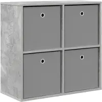 Syfax Sideboard Betongrau 68,5 x 32 x 67 cm