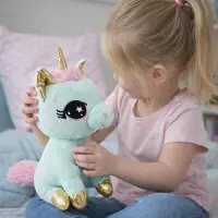Sweety-Toys Sweety Toys 11735 Einhorn Plüschtier – Kuscheltier 25cm sitzend, Türkis-Mint