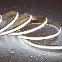 Longlife LED COB 24V CRI90 LED Streifen Kaltweiß 6000K 9W/m 480LED/m 8mm - Schutzart: IP65 - ...