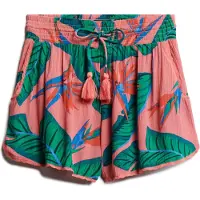 Superdry für Damen. W7110423A Rosa Strandshorts (S), Lässig, Viskose